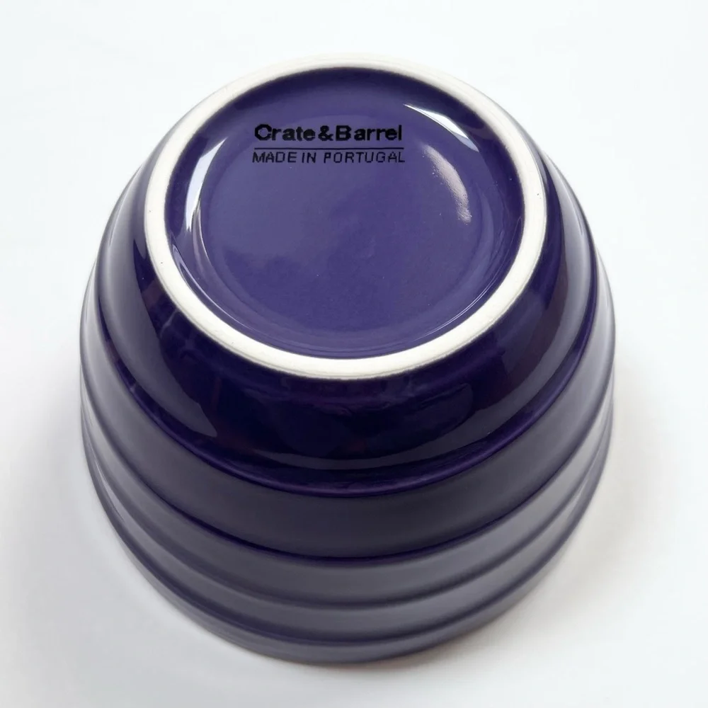 Crate&Barrel Purple Nesting Bowl